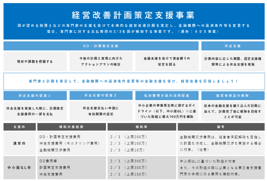 経営改善計画策定支援事業